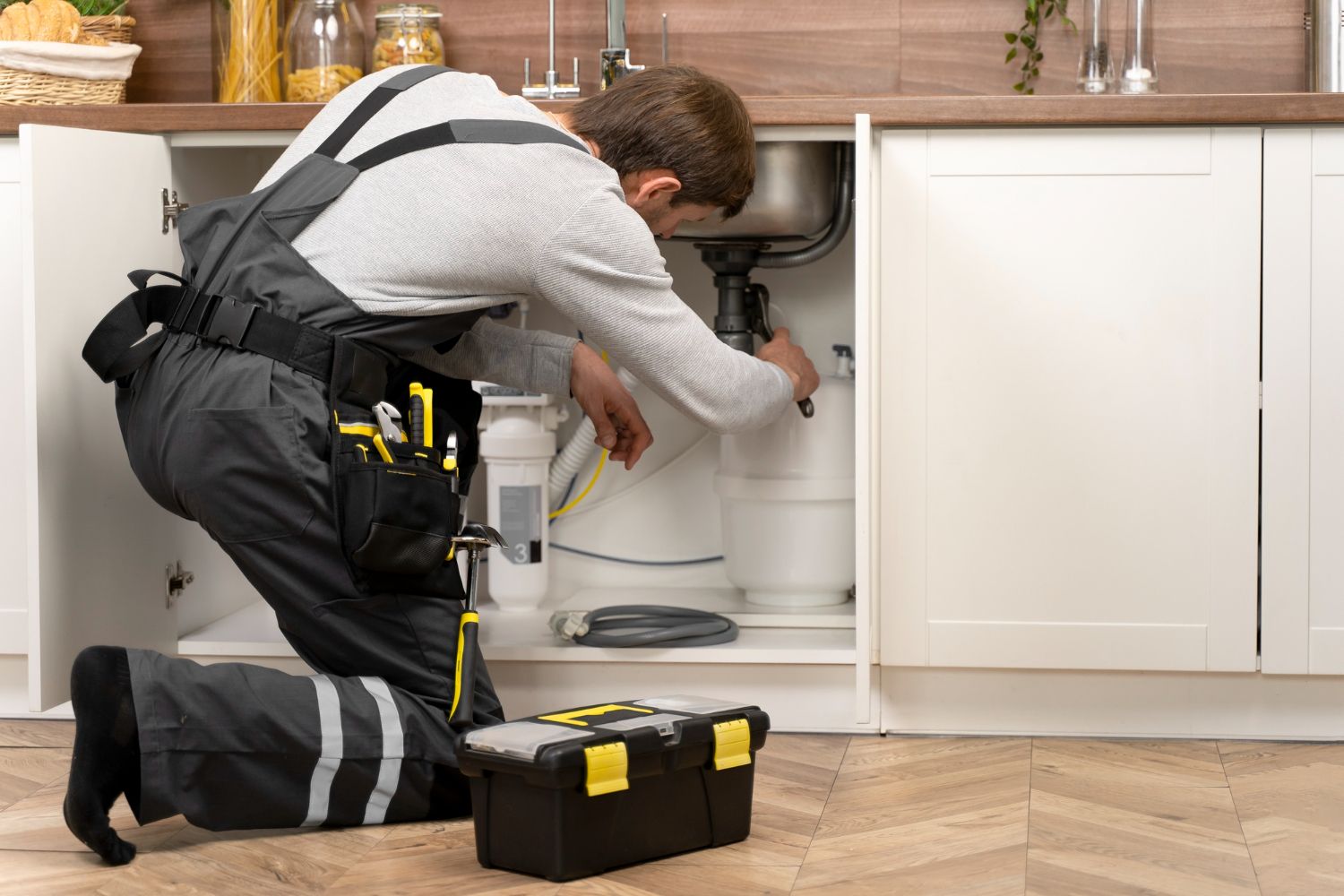 Professional installation of plumbing